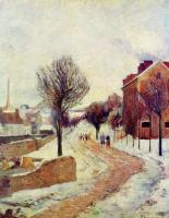 Gauguin, Paul - Suburb under Snow